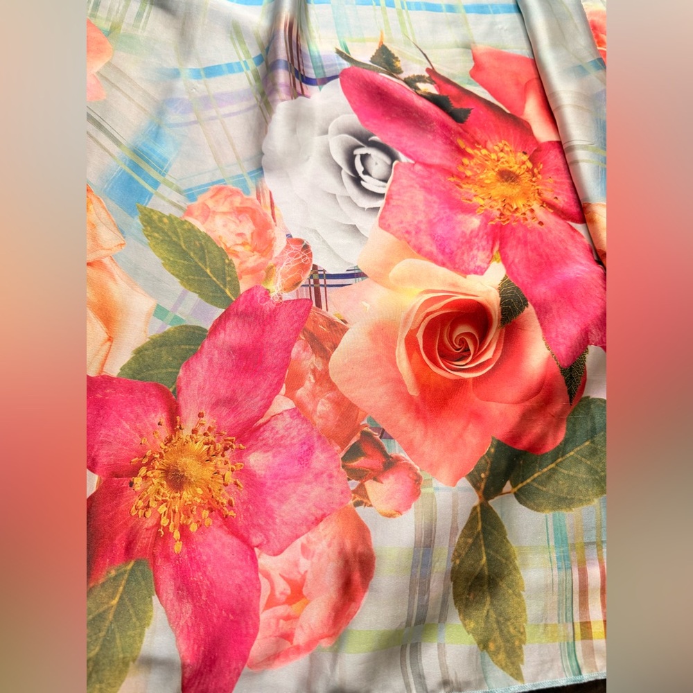 Lapis Floral Maxi Dress with Straps‎ One size - Picture 8 of 10
